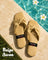 Qaddam Bow Knot Square Toe Flat Slides – Women’s Minimal Slide Sandals